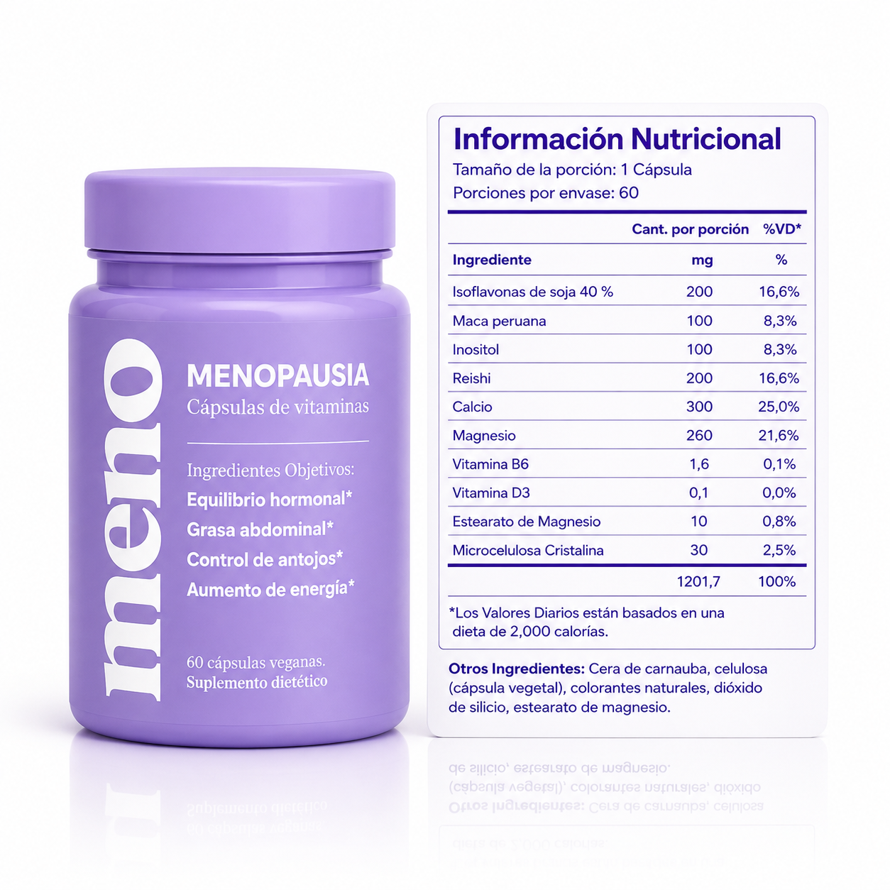 MENO® l Cápsulas Adelgazantes Menopausia - Suscripción