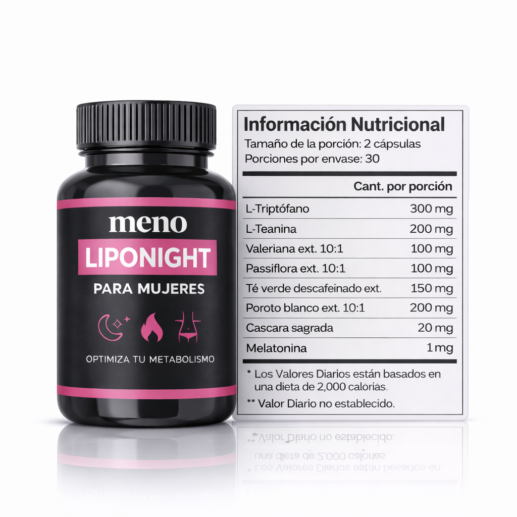 MENO® l Liponight - Quemador de Grasa Nocturno