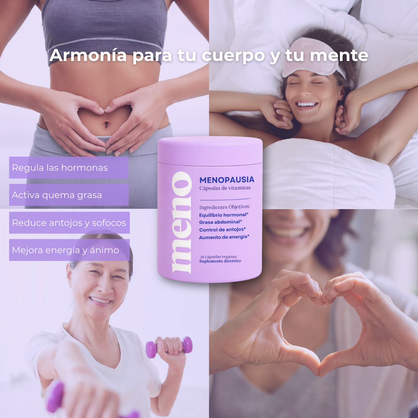 MENO® l Cápsulas Adelgazantes Menopausia - Suscripción
