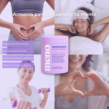 MENO® l Cápsulas Adelgazantes Menopausia - Suscripción
