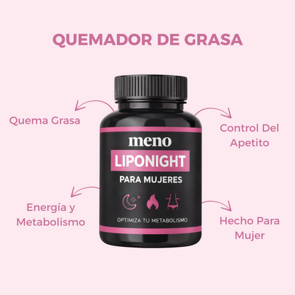 MENO® l Liponight - Quemador de Grasa Nocturno