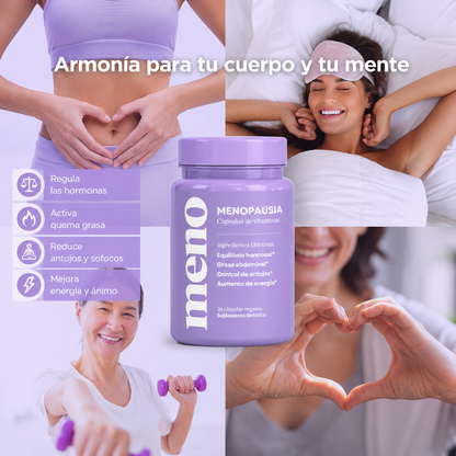 MENO® l Cápsulas Adelgazantes Menopausia - Suscripción