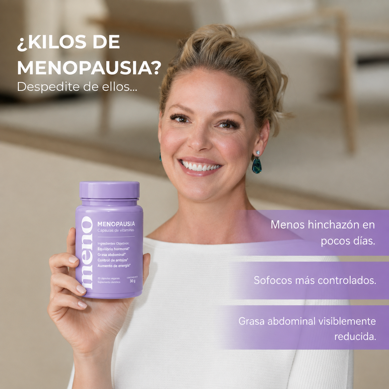 MENO® l Cápsulas Adelgazantes Menopausia - Suscripción