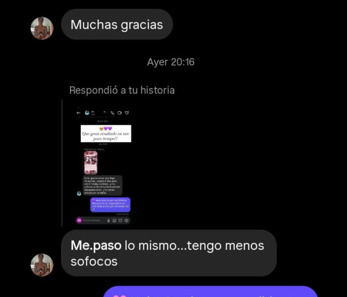 Testimonio WhatsApp